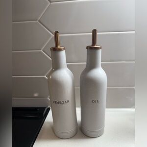 Hearth and hand oil and vinegar dispenser set